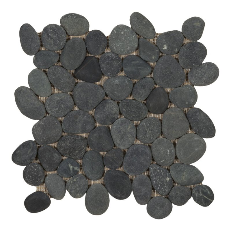 Inriver Pebble Mosaic Black pebble mosaic sheet